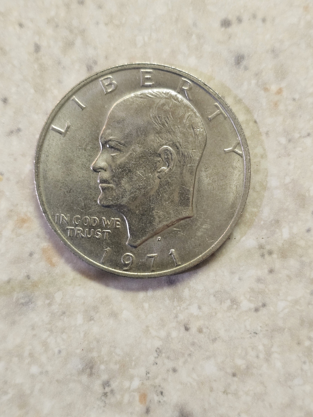 1971D Eisinhower Dollar
